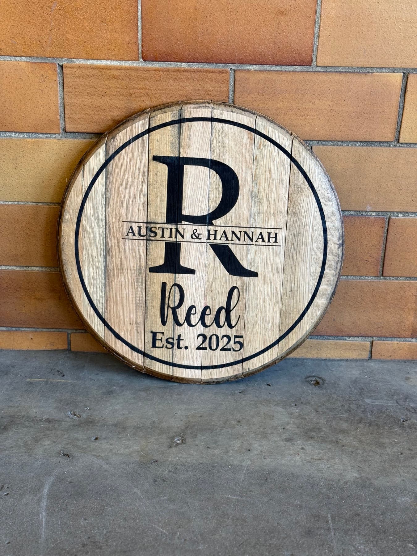Reed wedding barrel head
